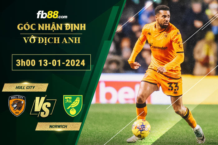 Fb88 soi kèo trận đấu Hull City vs Norwich