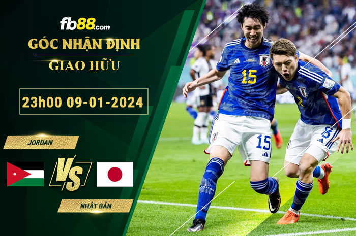 Fb88 soi kèo trận đấu Jordan vs Nhật Bản