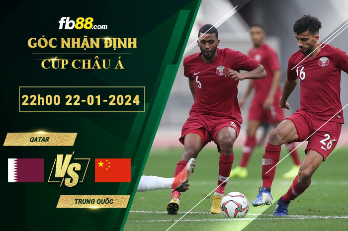 Fb88 soi kèo trận đấu Qatar vs Trung Quốc