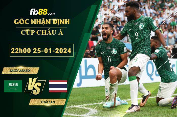 Fb88 soi kèo trận đấu Saudi Arabia vs Thái Lan