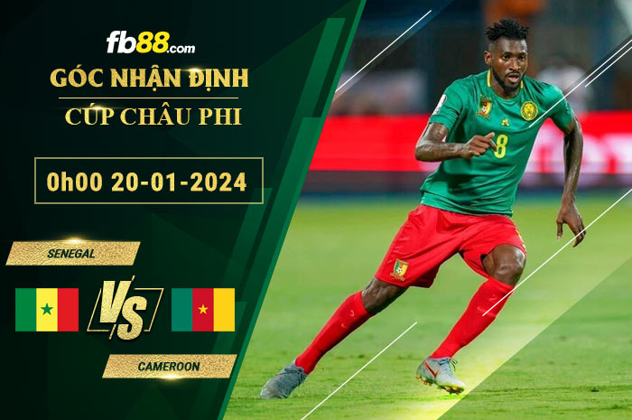 Fb88 soi kèo trận đấu Senegal vs Cameroon