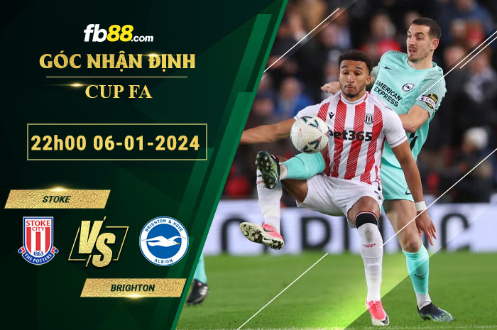 Fb88 soi kèo trận đấu Stoke vs Brighton