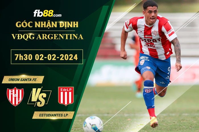 Fb88 soi kèo trận đấu Union Santa Fe vs Estudiantes LP