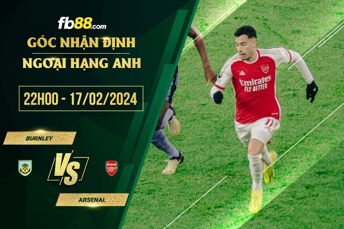 fb88-soi kèo Burnley vs Arsenal