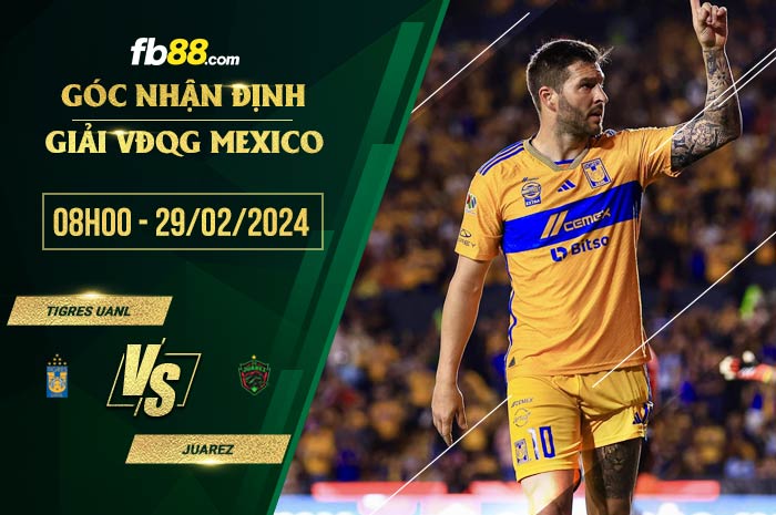 fb88-soi kèo Tigres UANL vs Juarez