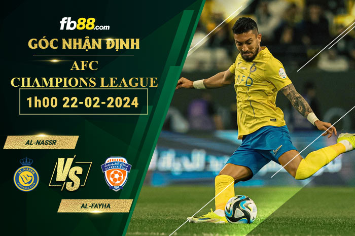 Fb88 soi kèo trận đấu Al-Nassr vs Al-Fayha