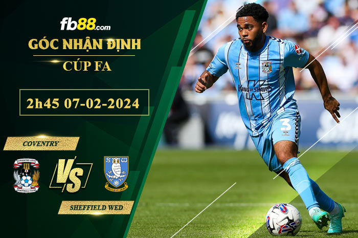 Fb88 soi kèo trận đấu Coventry vs Sheffield Wed