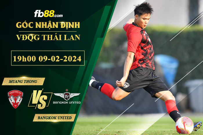 Fb88 soi kèo trận đấu Muang Thong vs Bangkok United