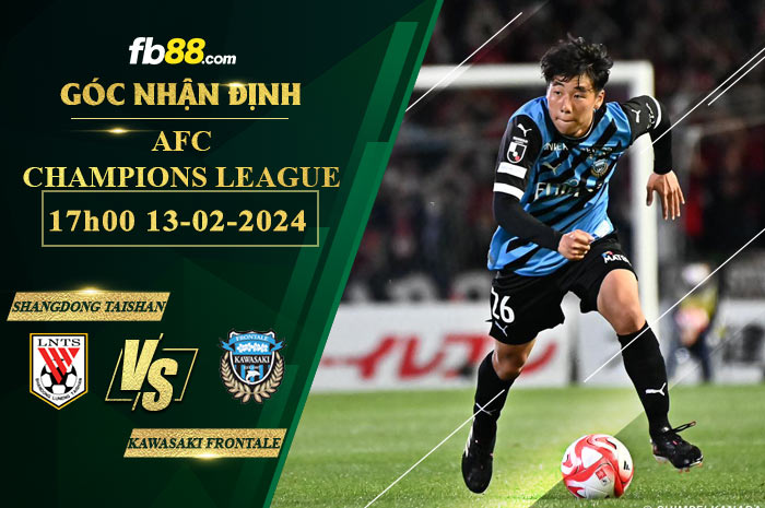 Fb88 soi kèo trận đấu Shangdong Taishan vs Kawasaki Frontale