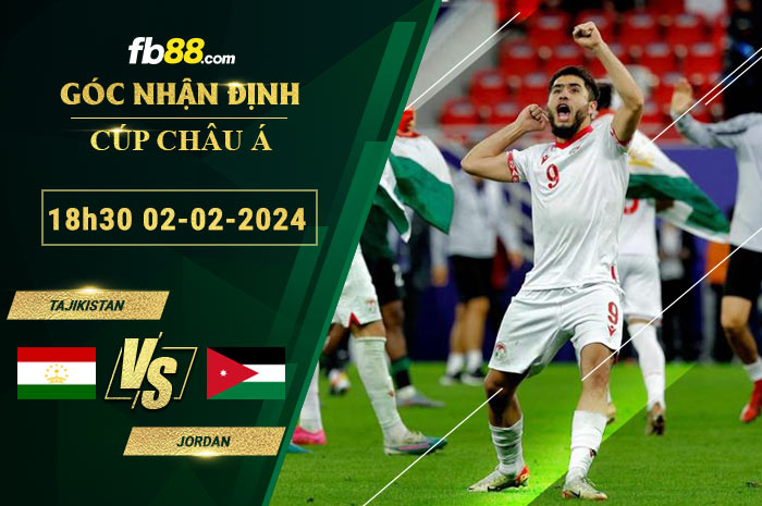 Fb88 bảng kèo trận đấu Tajikistan vs Jordan