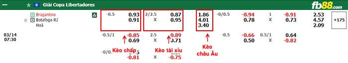 fb88-bảng kèo trận đấu RB Bragantino vs Botafogo