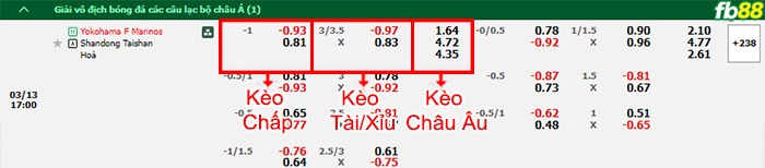 Fb88 bảng kèo trận đấu Yokohama F Marinos vs Shandong Taishan