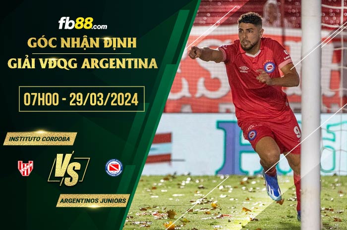 fb88-soi kèo Instituto Cordoba vs Argentinos Juniors