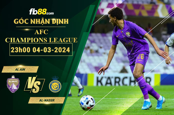 Fb88 soi kèo trận đấu Al Ain vs Al-Nassr