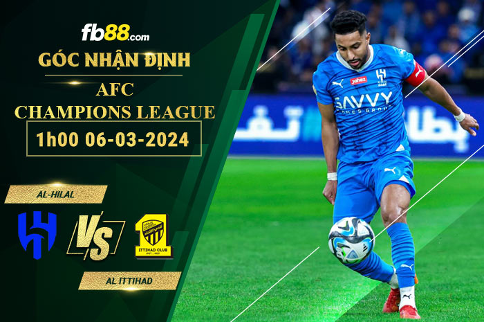 Fb88 soi kèo trận đấu Al-Hilal vs Al Ittihad