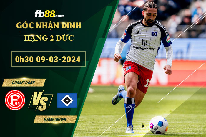 Fb88 soi kèo trận đấu Dusseldorf vs Hamburger