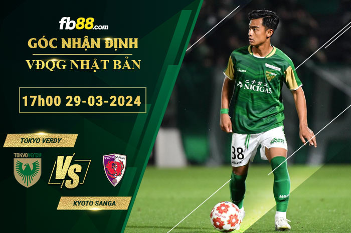 Fb88 soi kèo trận đấu Tokyo Verdy vs Kyoto Sanga