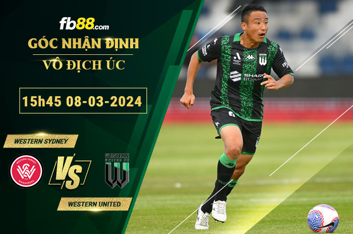 Fb88 soi kèo trận đấu Western Sydney vs Western United