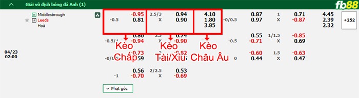 Fb88 bảng kèo trận đấu Middlesbrough vs Leeds United