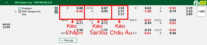 Fb88 bảng kèo trận đấu Sivasspor vsFatih Karagumruk