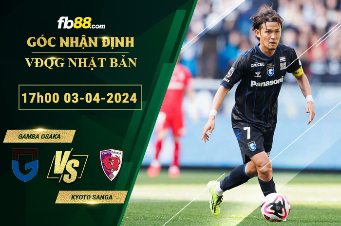 Fb88 soi kèo trận đấu Gamba Osaka vs Kyoto Sanga