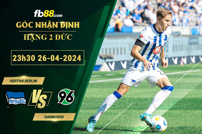 Fb88 soi kèo trận đấu Hertha Berlin vs Hannover