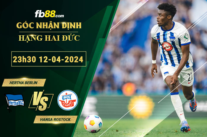 Fb88 soi kèo trận đấu Hertha Berlin vs Hansa Rostock