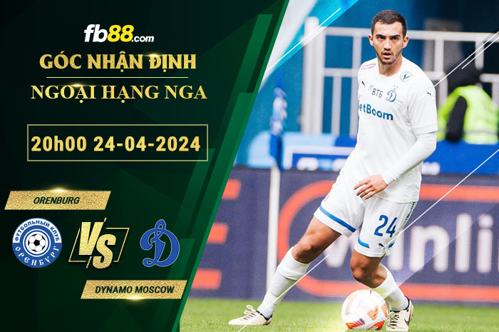 Fb88 soi kèo trận đấu Orenburg vs Dynamo Moscow