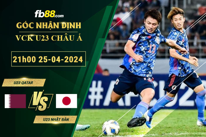 Fb88 soi kèo trận đấu U23 Qatar vs U23 Nhật Bản