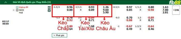 Fb88 bảng kèo trận đấu Malmo vs GAIS