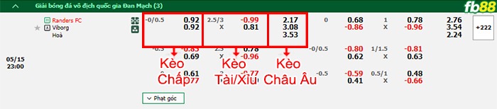 Fb88 bảng kèo trận đấu Randers vs Viborg