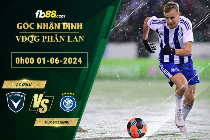 Fb88 soi kèo trận đấu AC Oulu vs HJK Helsinki