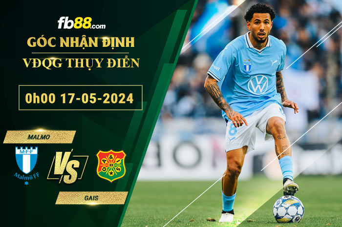 Fb88 soi kèo trận đấu Malmo vs GAIS