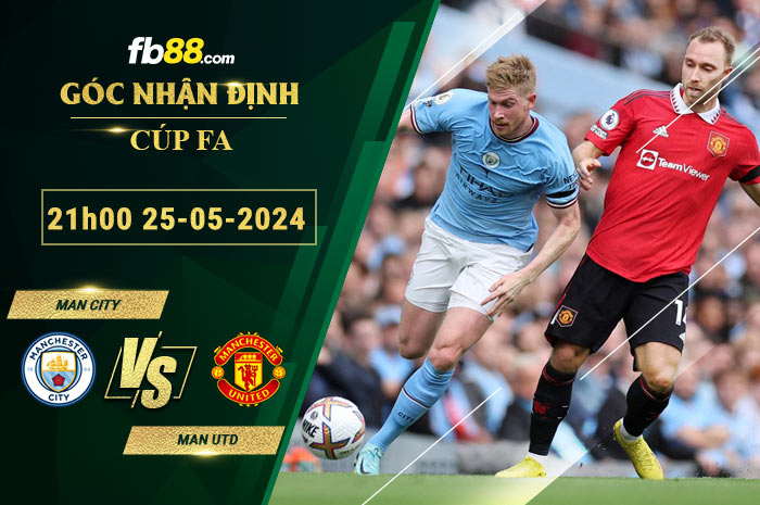 Fb88 soi kèo trận đấu Man City vs Man Utd