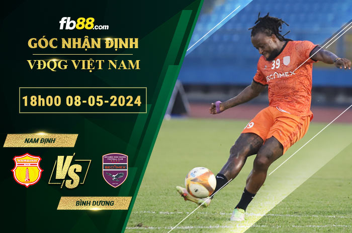 Fb88 soi kèo trận đấu Nam Định vs Bình Dương