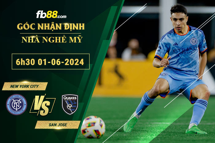 Fb88 soi kèo trận đấu New York City vs San Jose