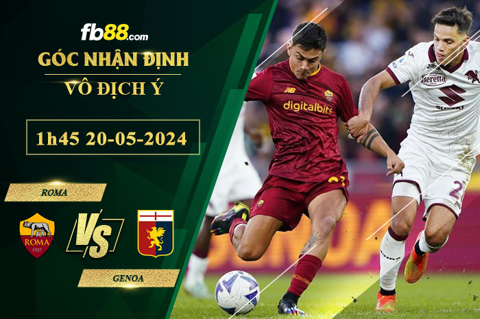 Fb88 soi kèo trận đấu Roma vs Genoa