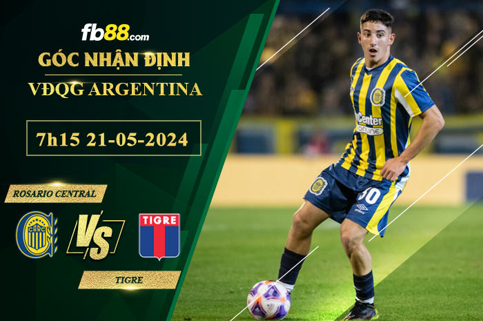 Fb88 soi kèo trận đấu Rosario Central vs Tigre