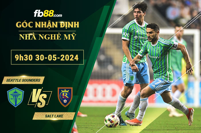 Fb88 soi kèo trận đấu Seattle Sounders vs Salt Lake